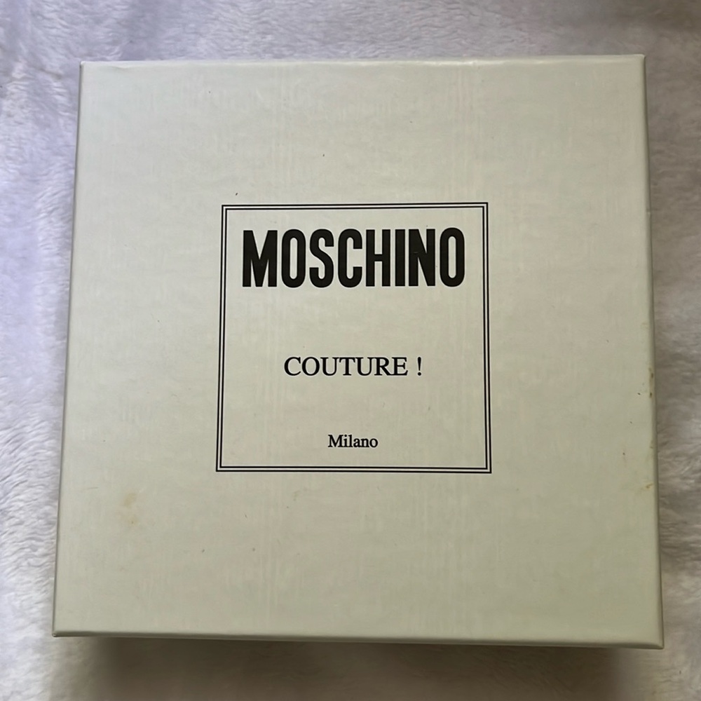 Moschino Couture! Storage Empty Gift Box Scarf Wallet Jewelry Accessories